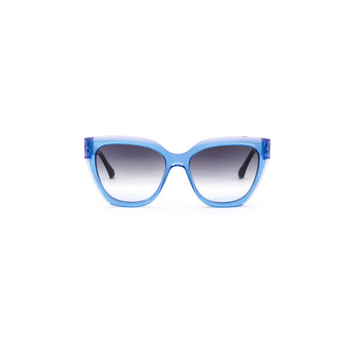 Buy Ana Hickmann Women Sunglasses Blue Acetate Frame & Black  display picture 2