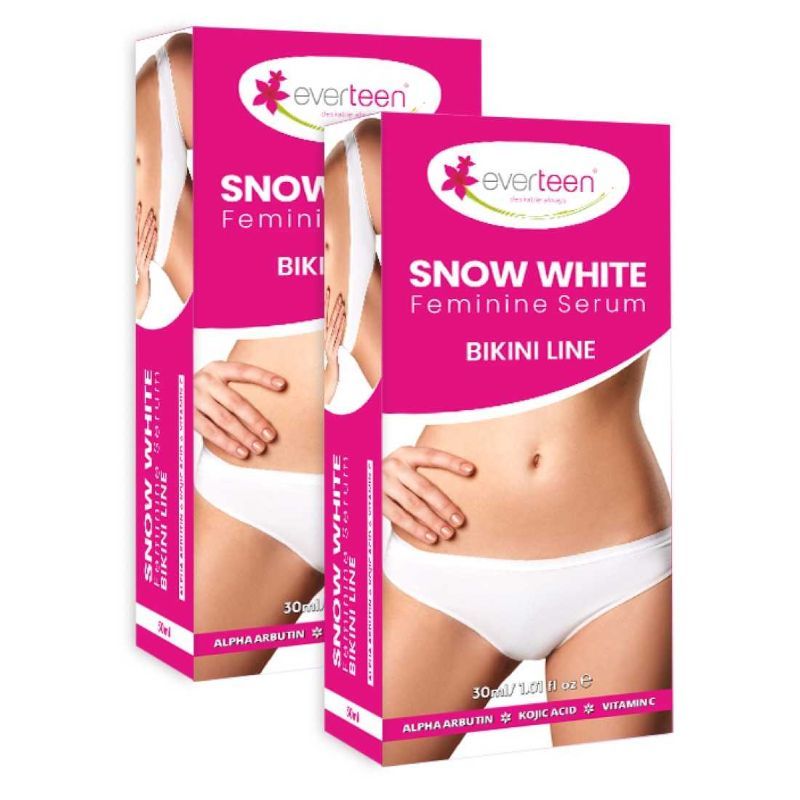 Everteen Snow White Feminine Serum For Bikini Line In Women - 2 Pack