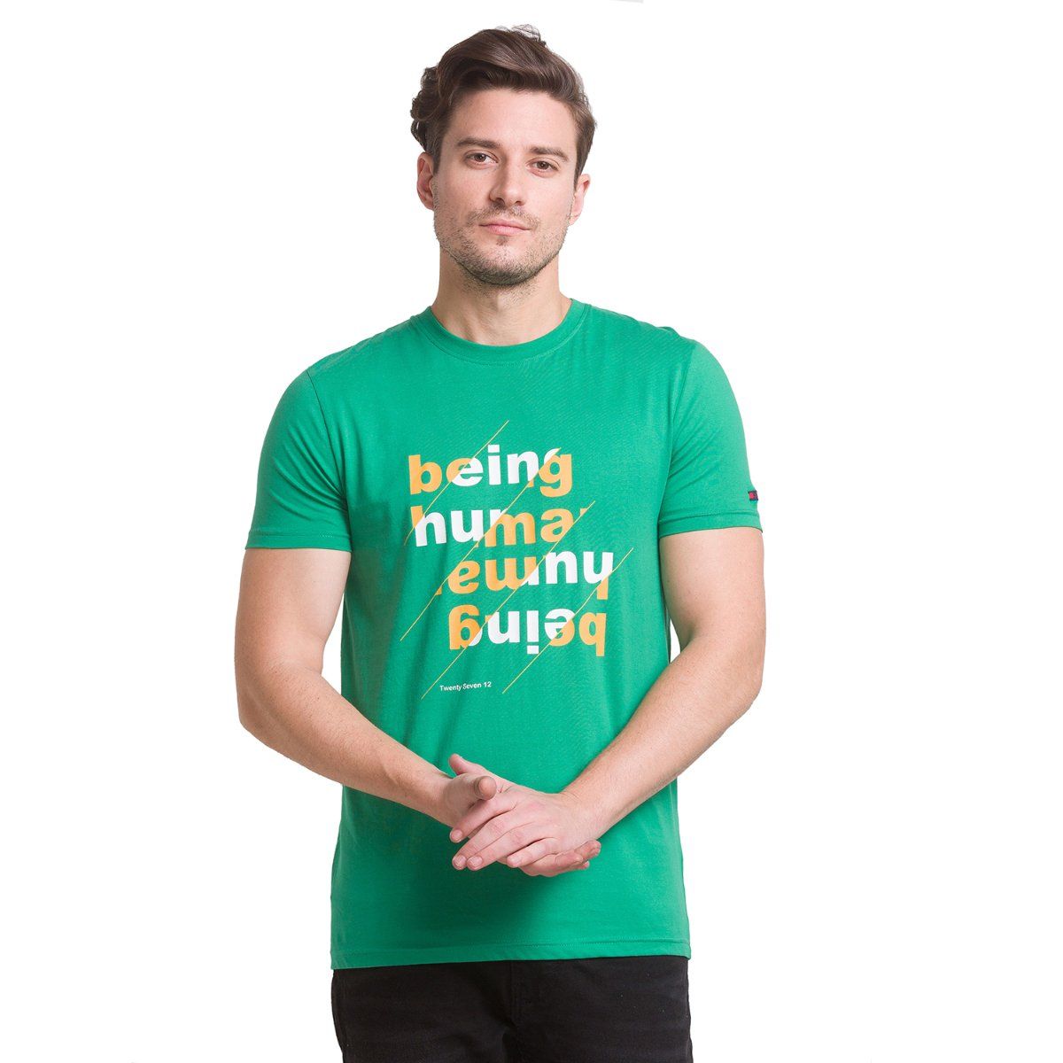 Being human green outlet shirt