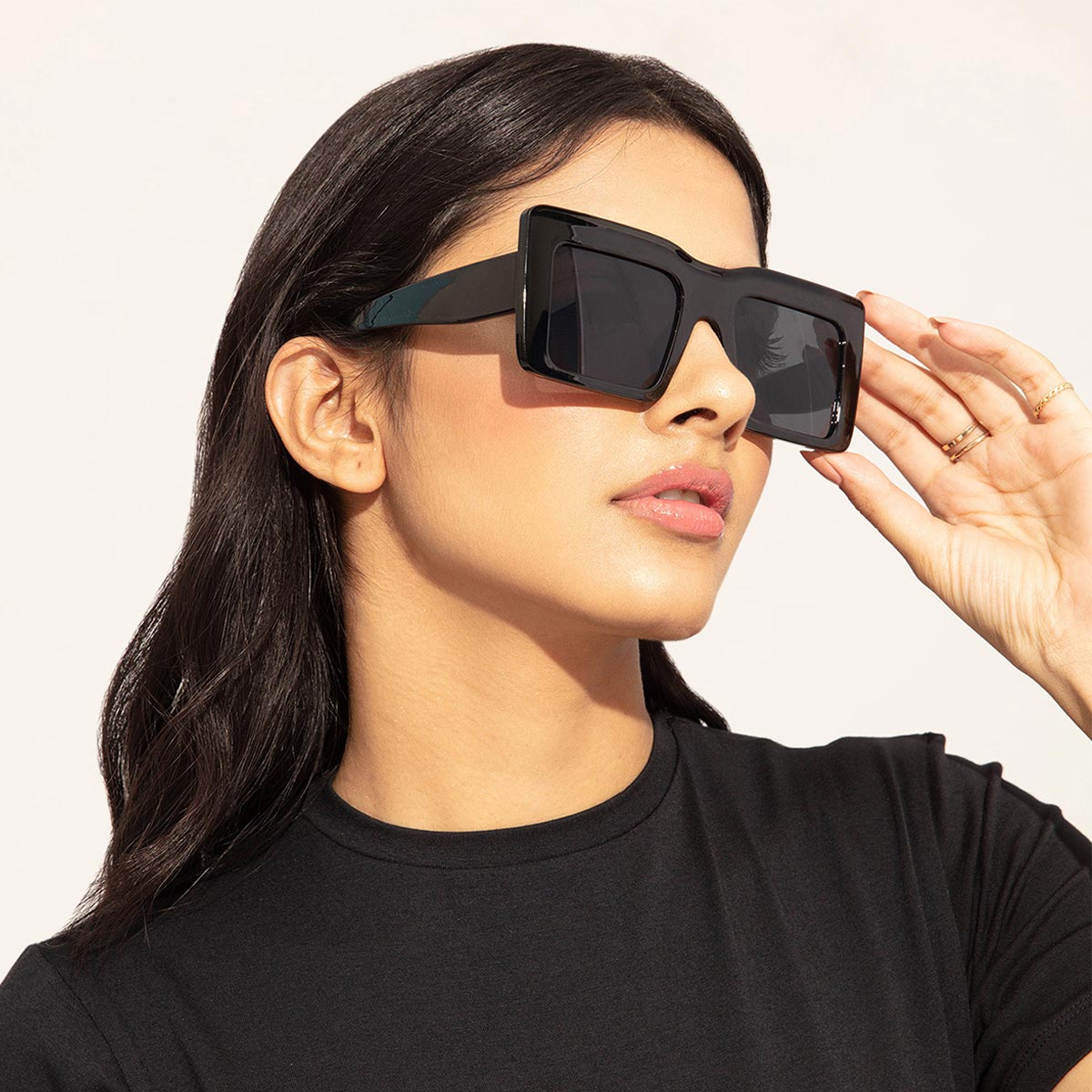 Buy Twenty Dresses By Nykaa Fashion Black Back To Square One Sunglasses  Online