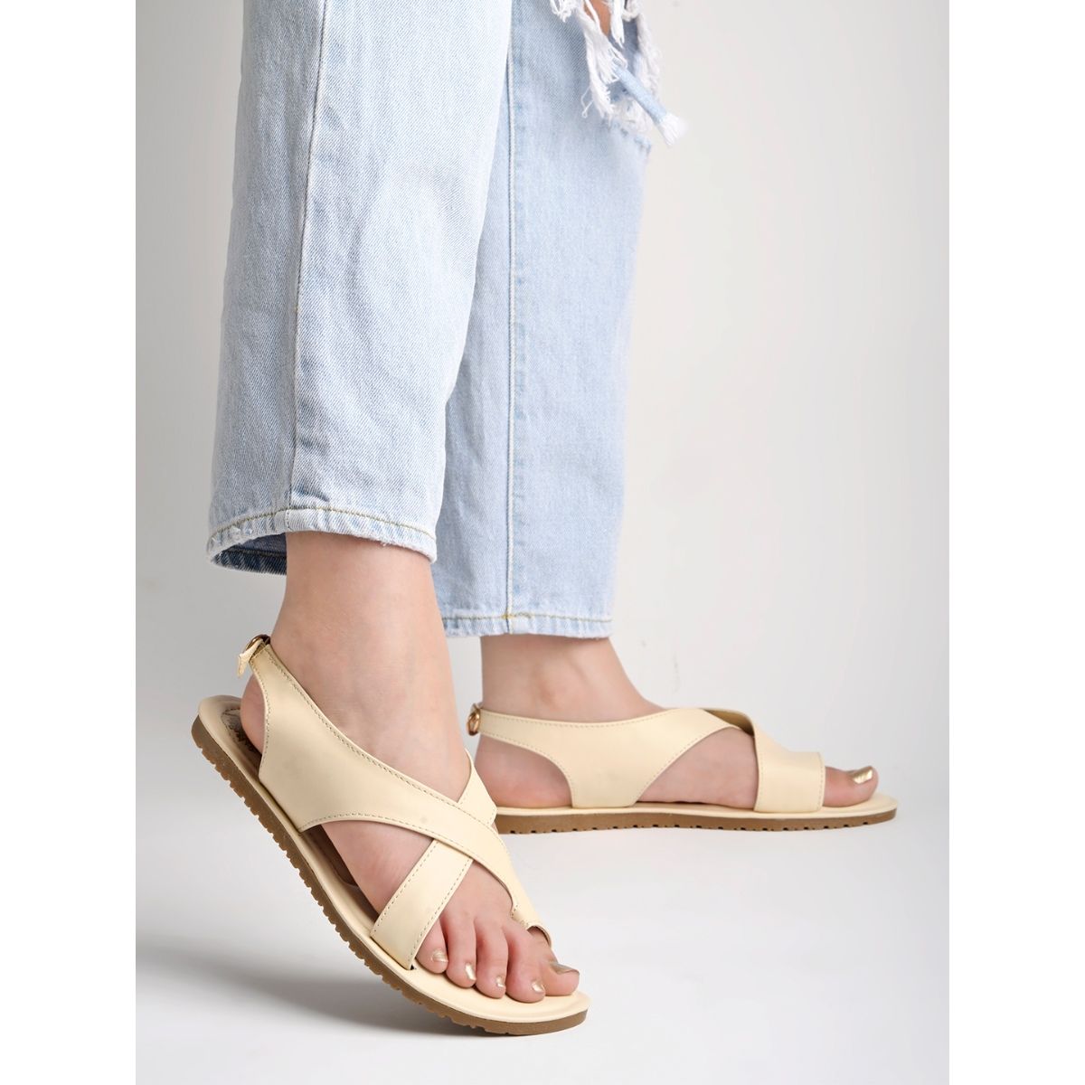 Women's cross strap online sandals