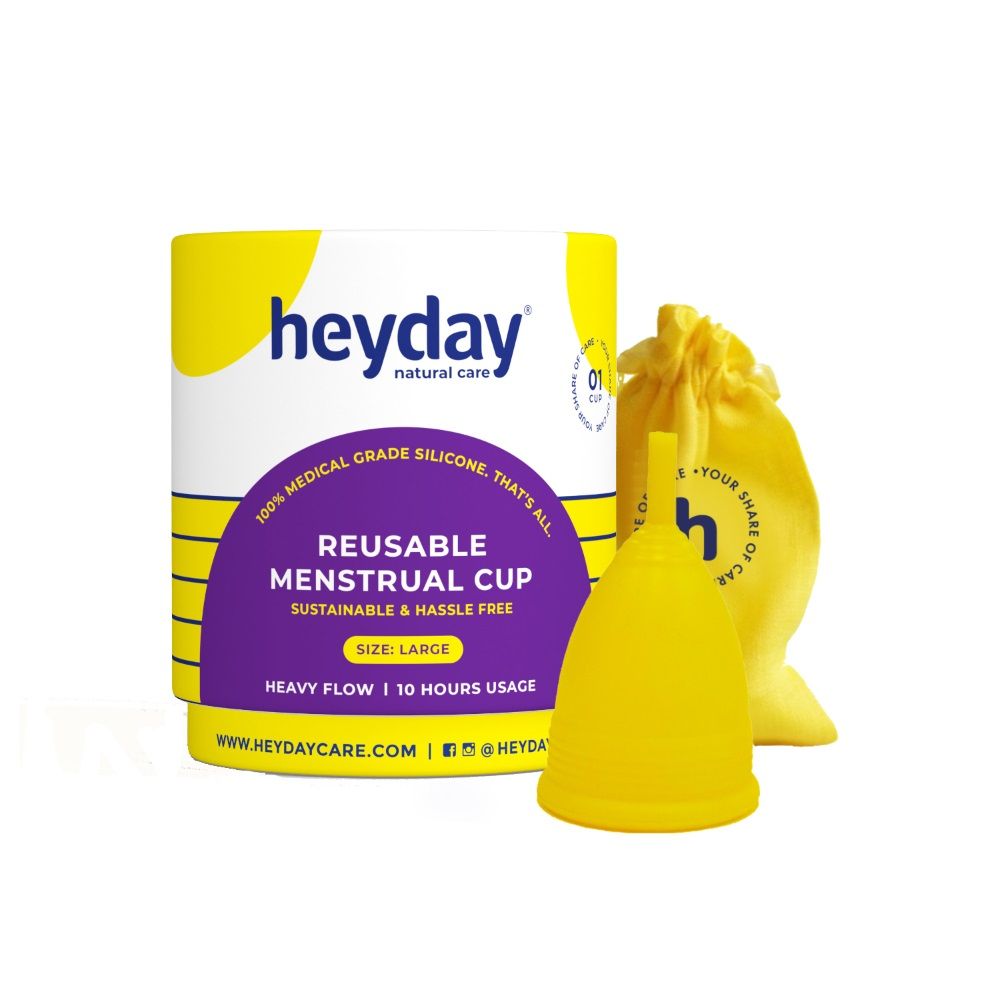 Heyday Reusable Menstrual Cup Heavy Flow Large