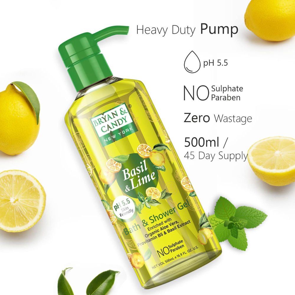 BRYAN & CANDY Basil & Lime Bath & Shower Gel Buy BRYAN & CANDY Basil