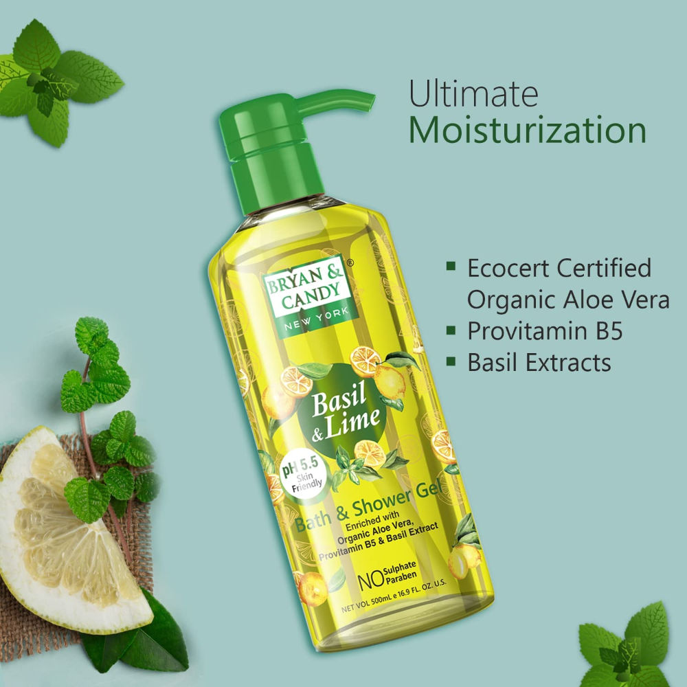 BRYAN & CANDY Basil & Lime Bath & Shower Gel Buy BRYAN & CANDY Basil