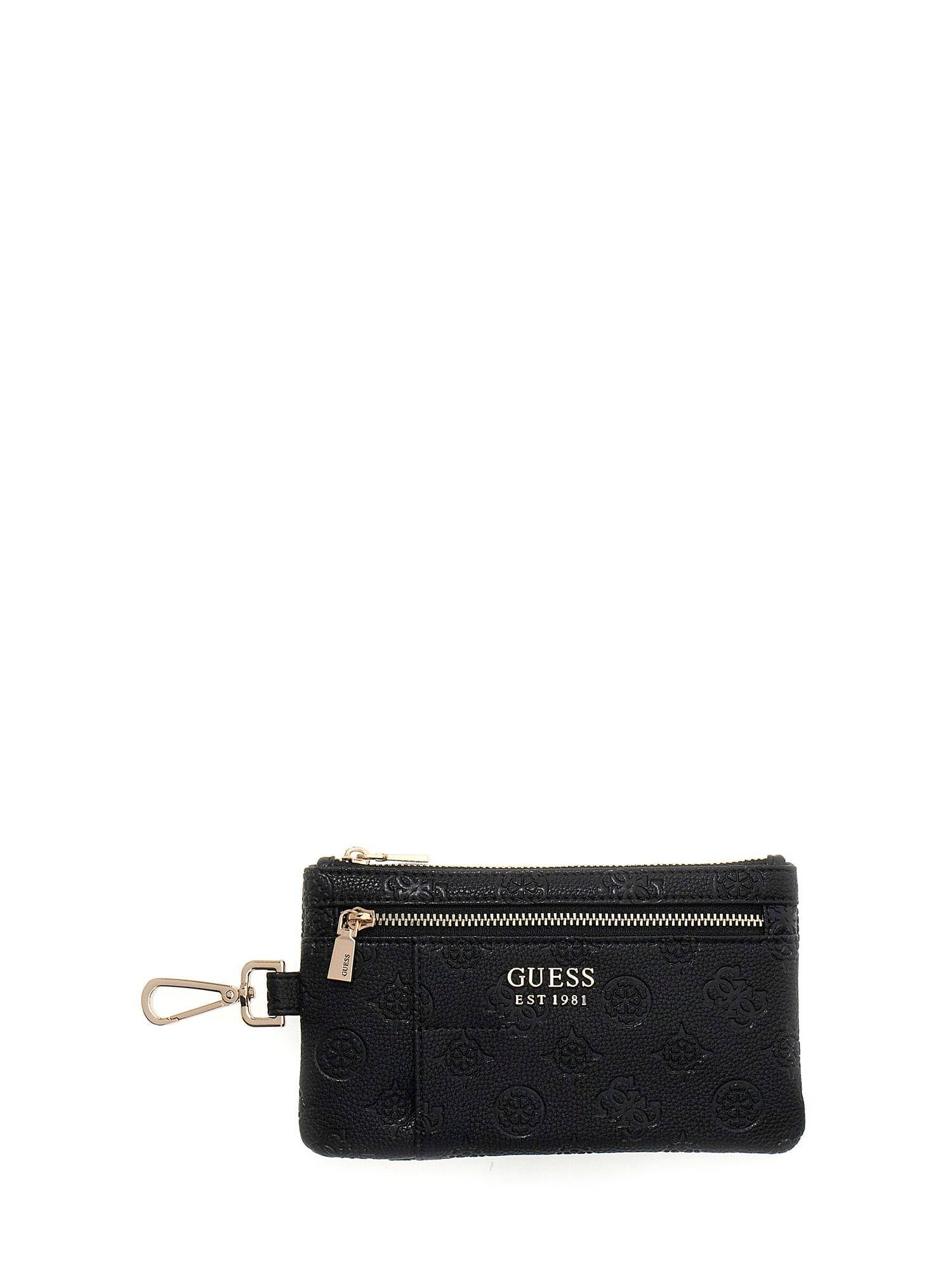 Guess Black Pu Solid Women Wallet