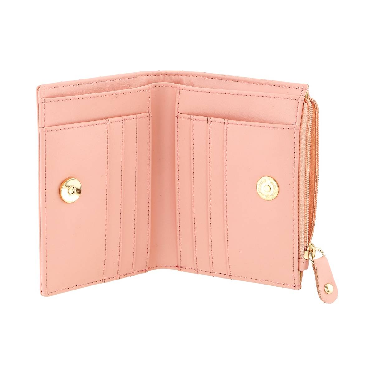 Buy Fastrack Powder Pink Quilted Wallet Online
