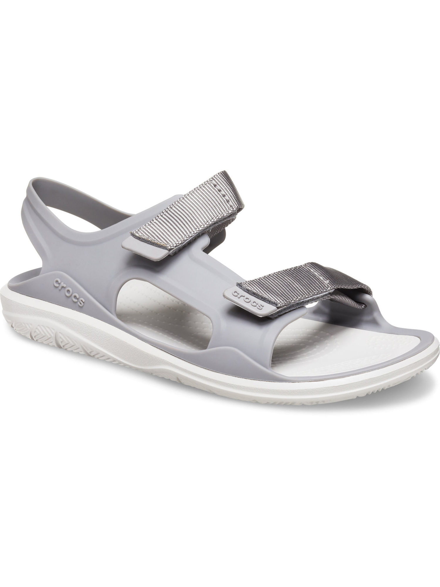 crocs swiftwater grey sandals