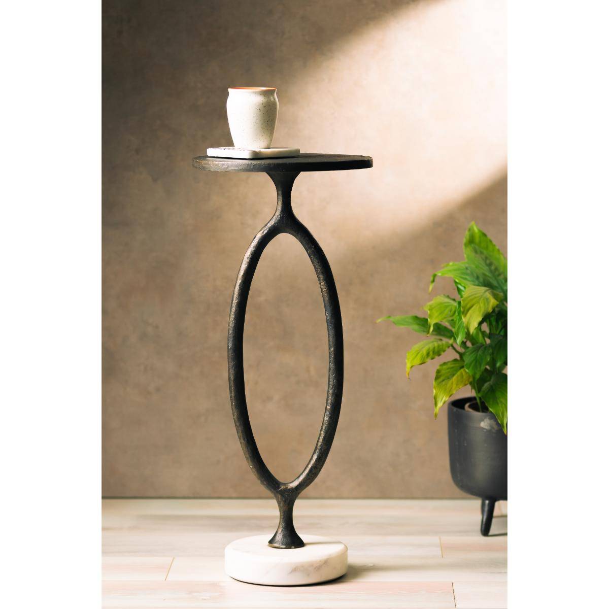 SG Home Brass Metal Accent Table