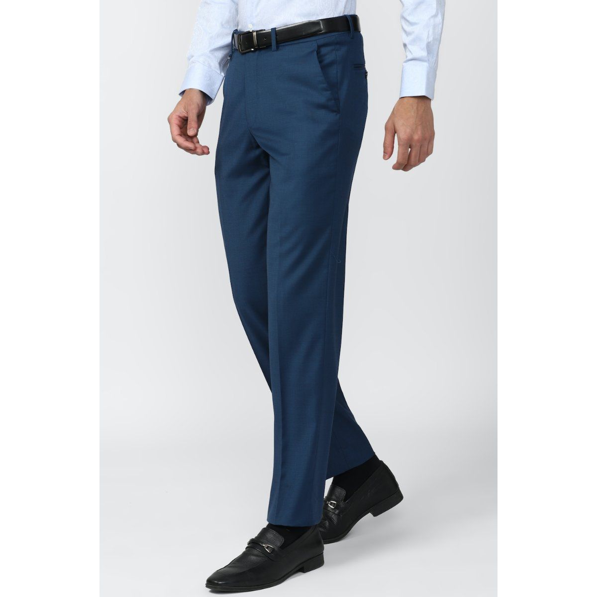 Buy Van Heusen Men Slim Fit Formal Trousers - Trousers for Men 23877230 |  Myntra
