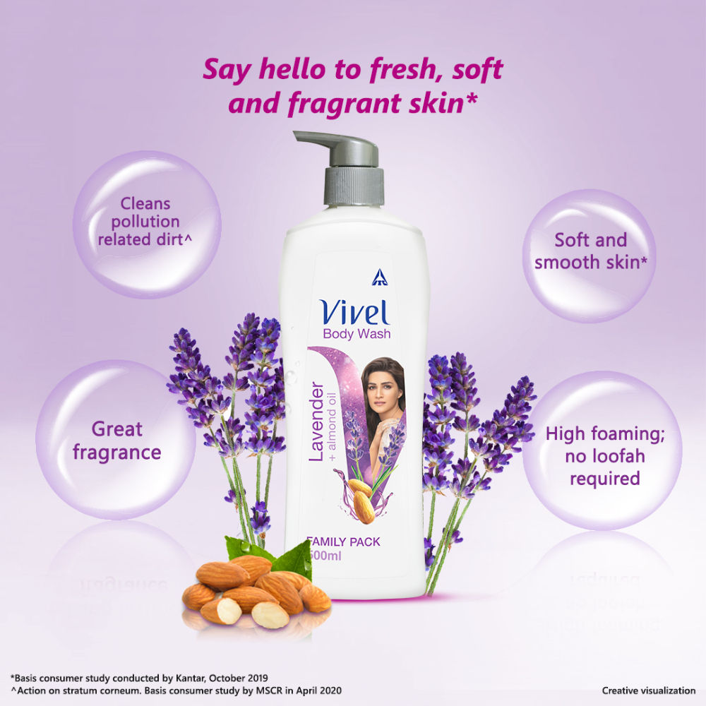 Vivel Lavender & Almond Oil Body Wash Buy Vivel Lavender & Almond Oil