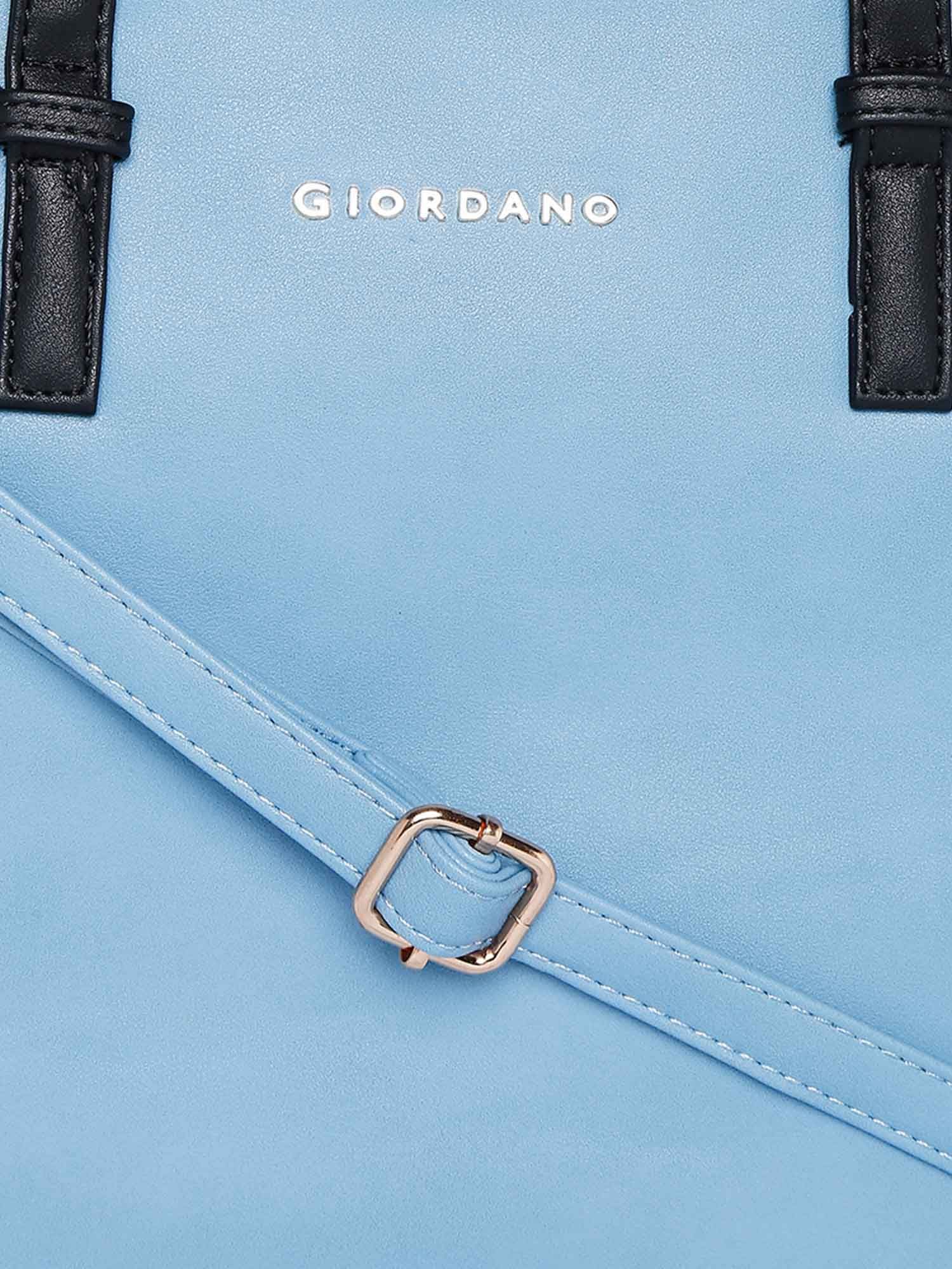 Giordano Blue Solid Tote Bag Buy Giordano Blue Solid Tote Bag Online