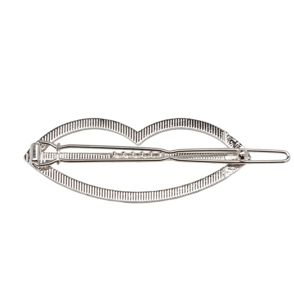 Buy Fabula Silver Tone Hot Lips/kiss Hair Clip Online