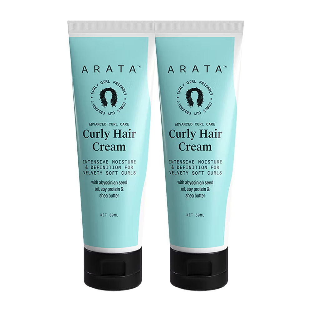 Arata Curly Hair Cream For Dry, Wavy & Curly Hair - Pack Of 2