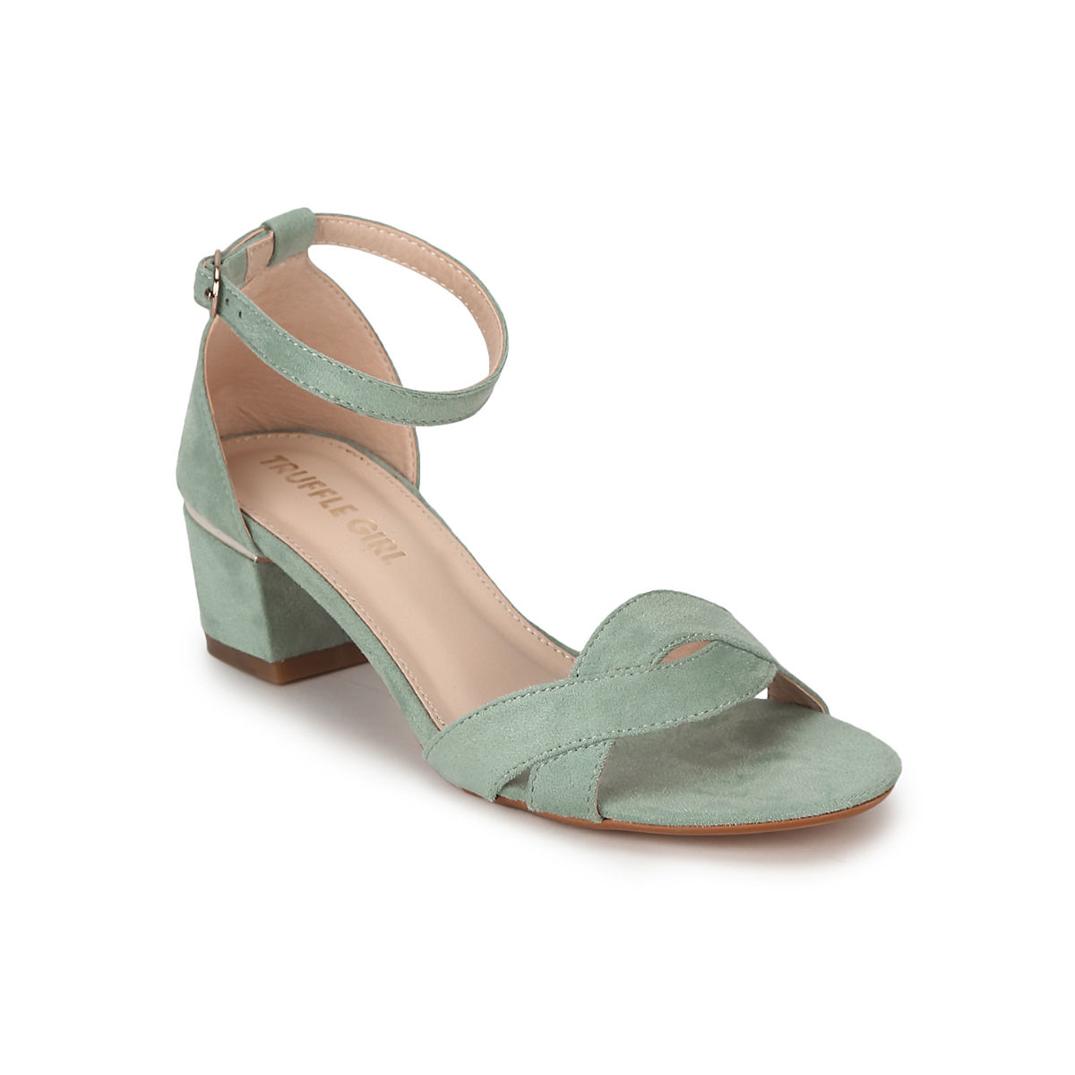 Gnist Green Chuncky Party Block Heel Sandal at Rs 999.00 | High Heel Sandal  | ID: 2851185145388