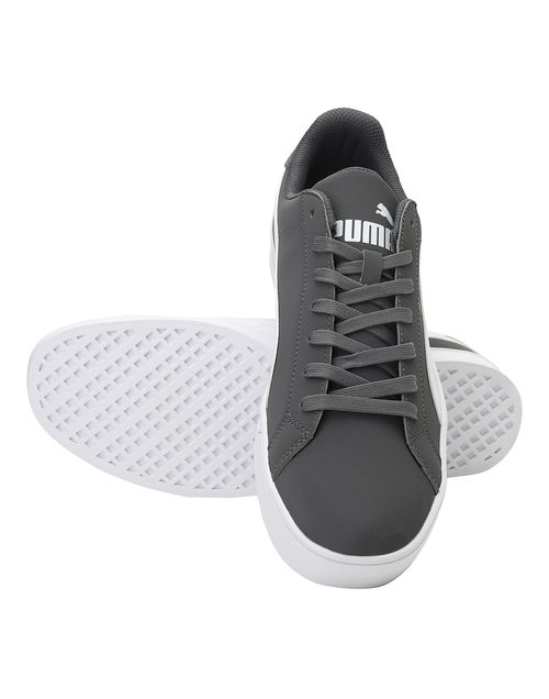 Grey Puma Smash Vulc Trainers Mens Buy Puma Smash Vulc Grey Unisex