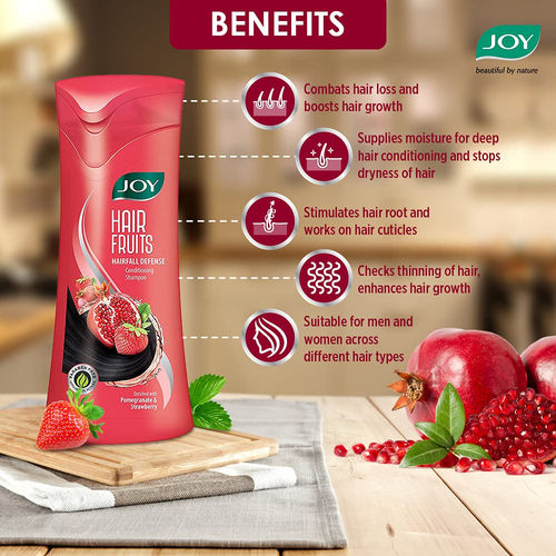 Joy Hair Fruits Hair Fall Defense Conditioning Shampoo: Buy Joy Hair Fruits  Hair Fall Defense Conditioning Shampoo Online at Best Price in India |  NykaaMan