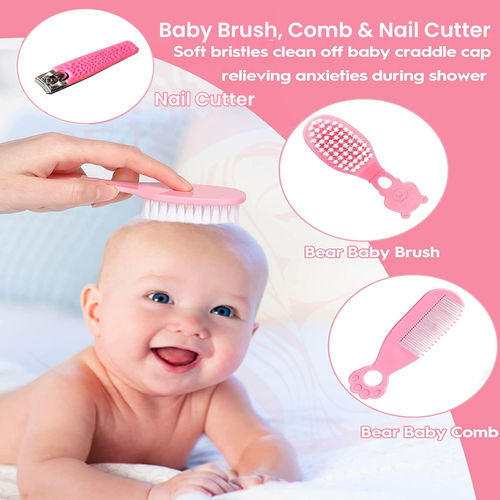 Buy Majestique Baby Grooming Set 3Pcs Brush, Comb And Nail