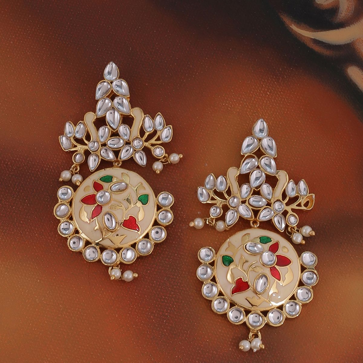 Voylla Sangemarmar Faux Kundan Gems 