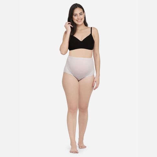 MAMMA PRESTO Solid High Rise Pre Pregnancy Tummy Support Panty Light Grey  Online in India, Buy at Best Price from  - 15421620