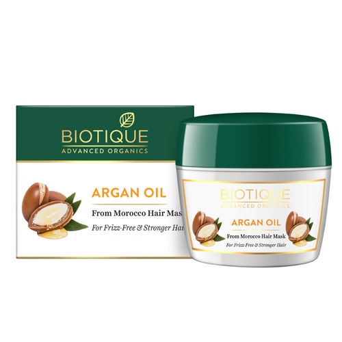 Biotique Advanced Organics Argan Oil From Morocco Hair Mask: Buy Biotique  Advanced Organics Argan Oil From Morocco Hair Mask Online at Best Price in  India | Nykaa