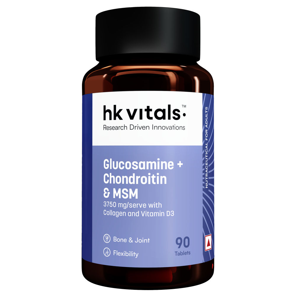 HealthKart hk vitals Glucosamine + Chondroitin & MSM Tablets