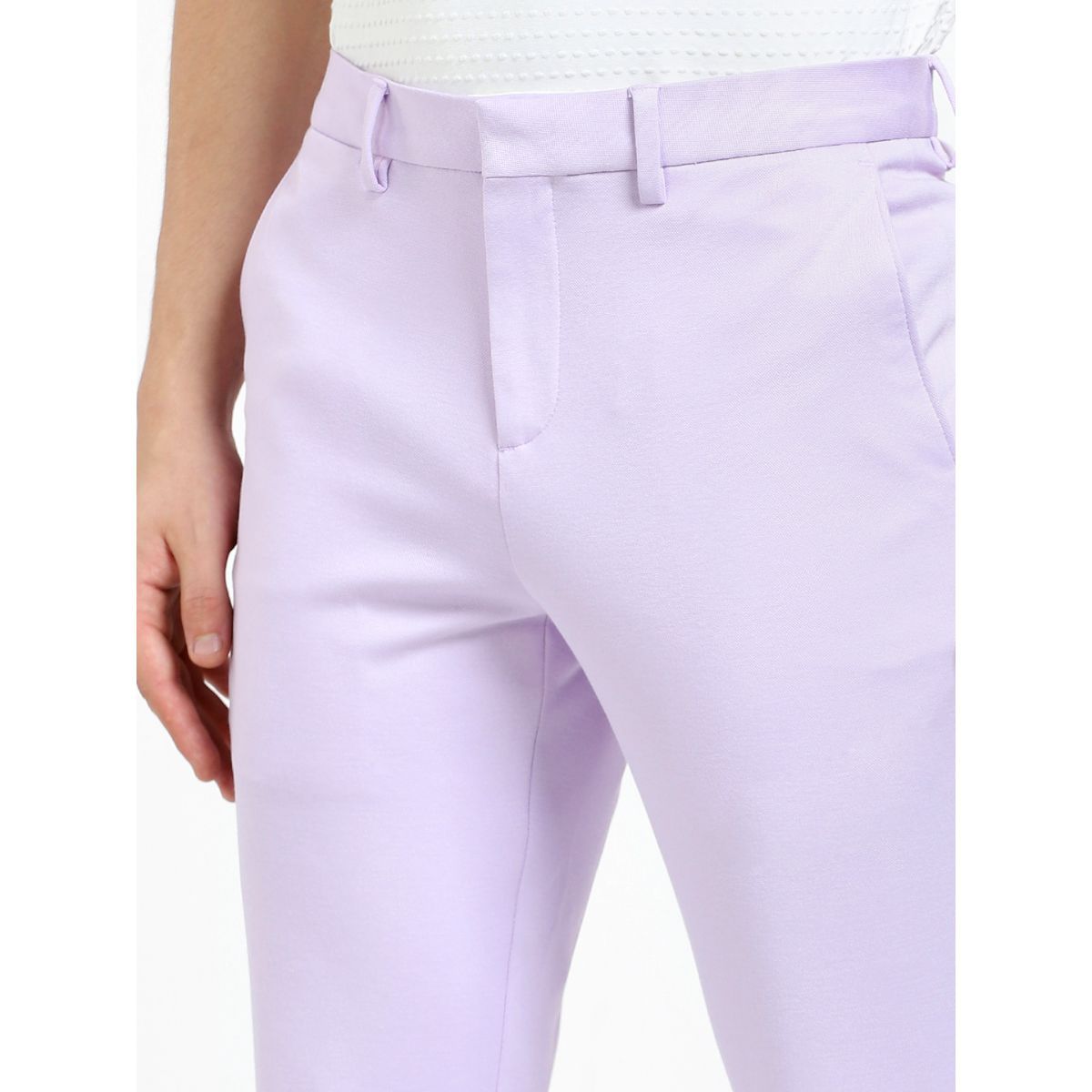 Ankle-length trousers - Light purple - Ladies | H&M IN