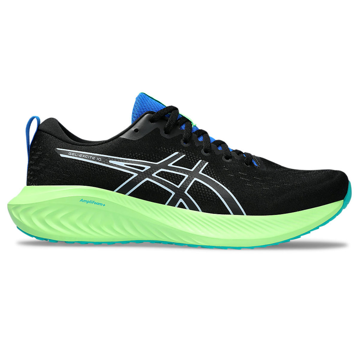ASICS GEL-Excite 10 Black Green Men Running Shoes