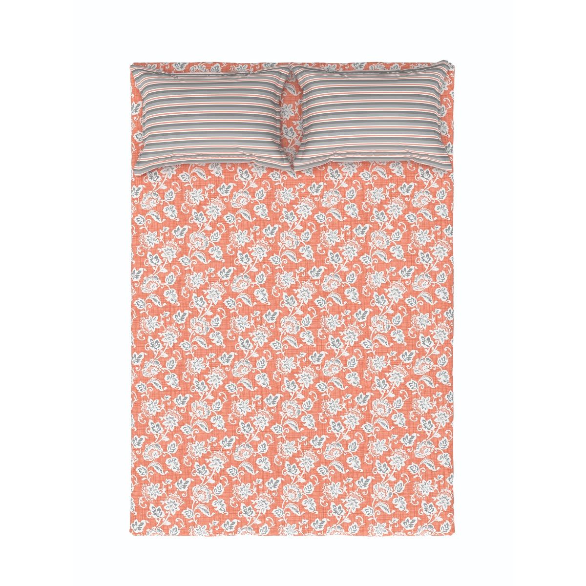 Trident Utsav Bedding Set Cotton 120 TC 1 Bedsheet 2 Pillow Covers