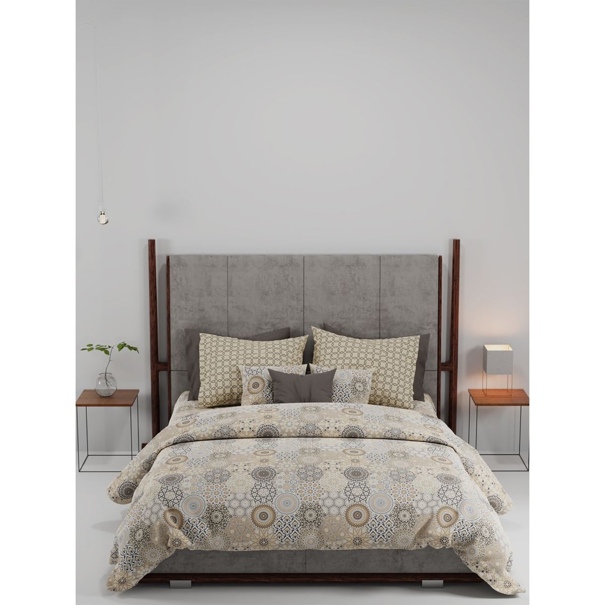 My Trident Carnival Bedsheet Set Cotton 144 TC 1 Bedsheet 2 Pillow