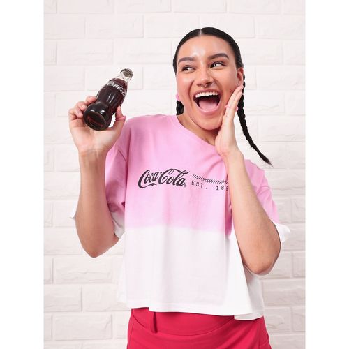 Buy Women's Pink Oversized T-shirt Online at Bewakoof