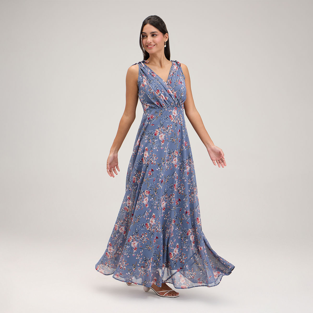 Casual Sleeveless Maxi Dress at Rs 300/piece in Surat | ID: 23325104655