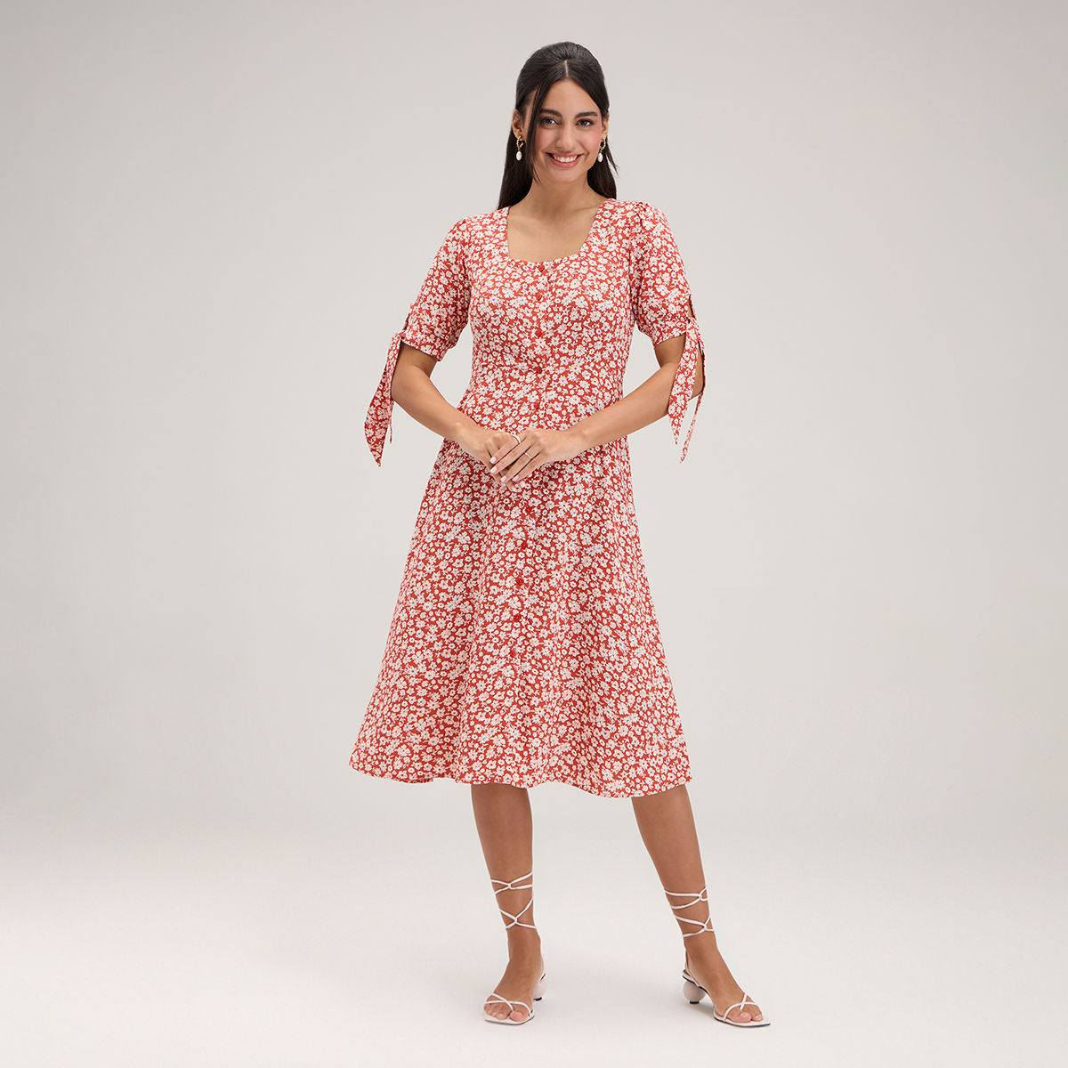 Buy Twenty Dresses By Nykaa Fashion Twirl Into The Season Maxi Dress -  Yellow Online
