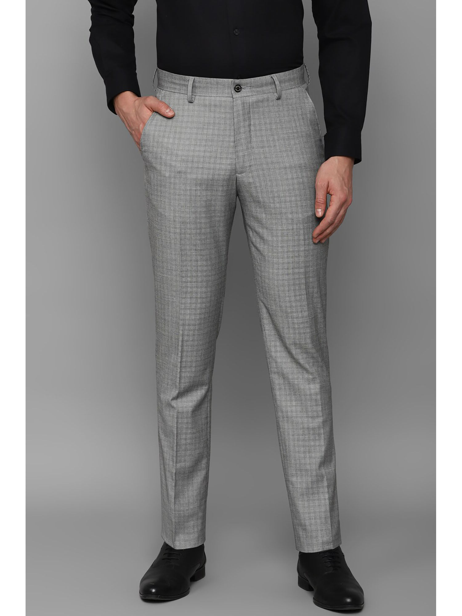 Buy Louis Philippe Grey Trousers Online - 798331 | Louis Philippe