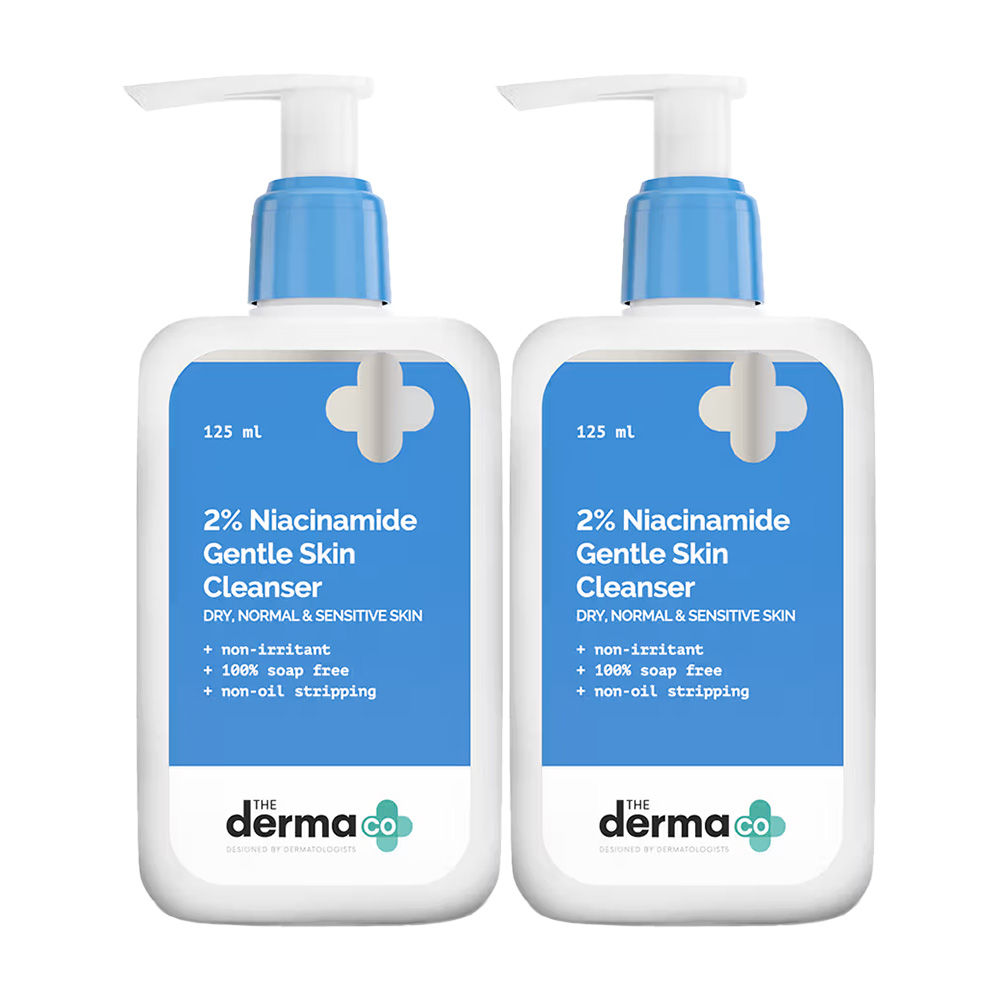 The Derma Co 2% Niacinamide Gentle Skin Cleanser - Pack Of 2