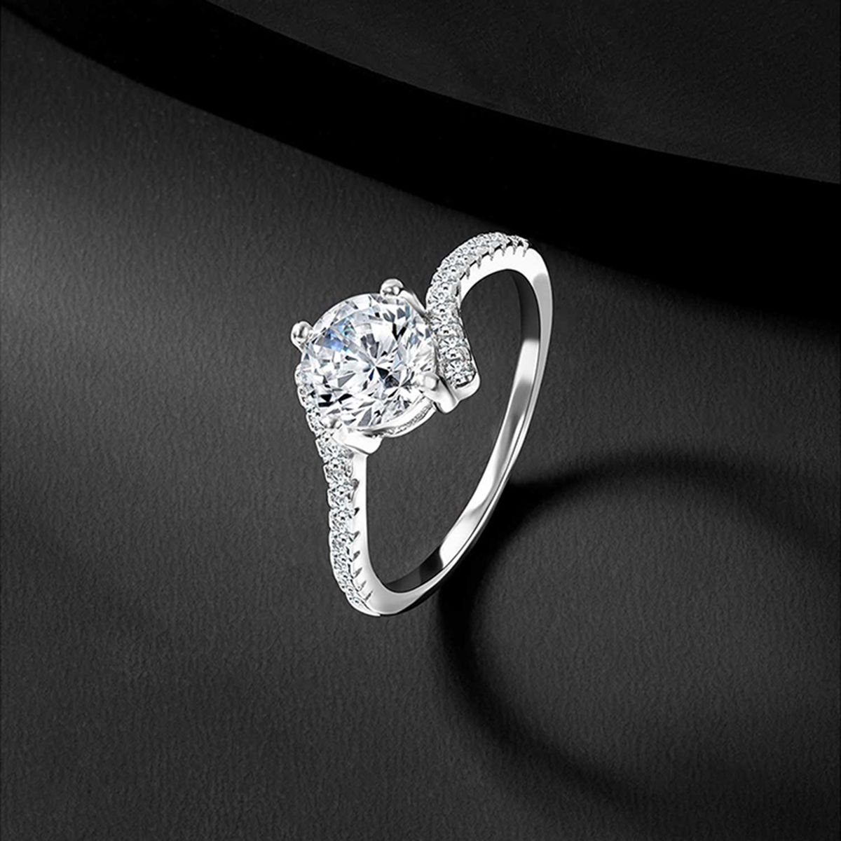 Engagement Ring, Zircon Ring, 925 Sterling Silver Solitaire Ring, Oval Shape Clear Gemstone Ring, Engagement Promise Ring, Delicate Ring offers