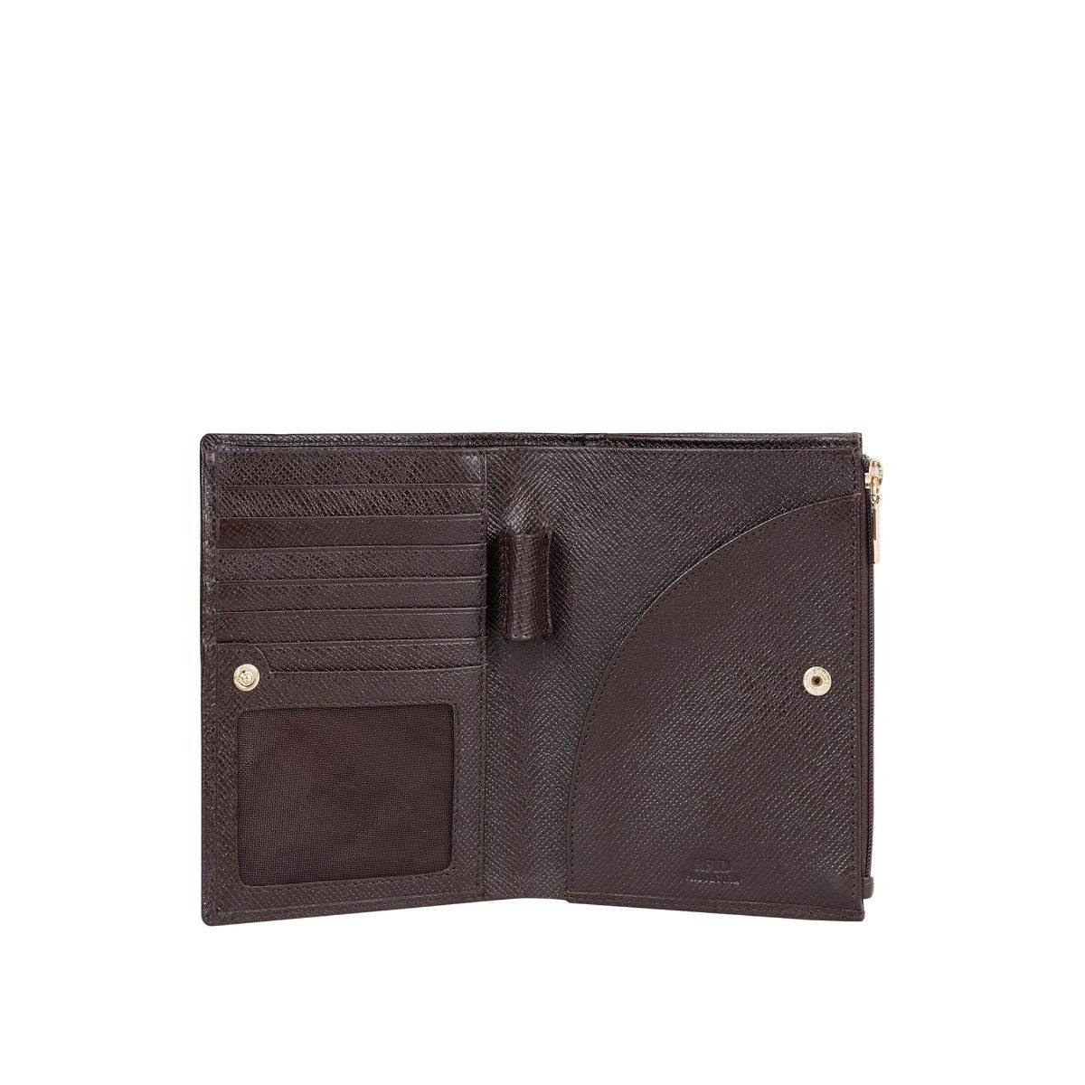 Buy Da Milano Genuine Leather Brown Passport Case Online