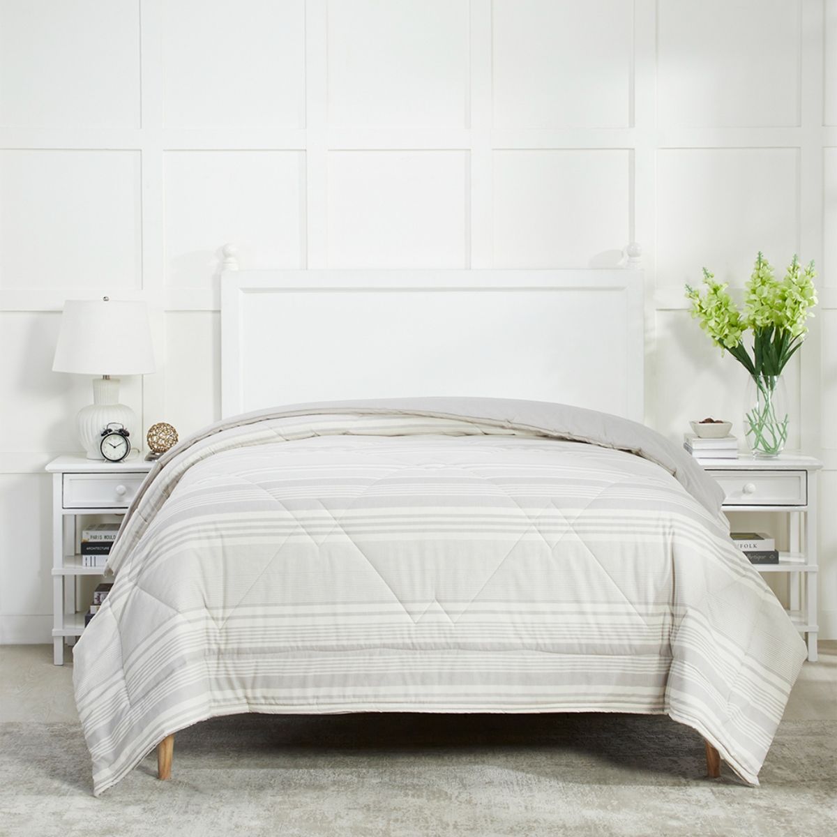 Trident King Size Comforter Blanket, 130 Thread Count, Polycotton Shell