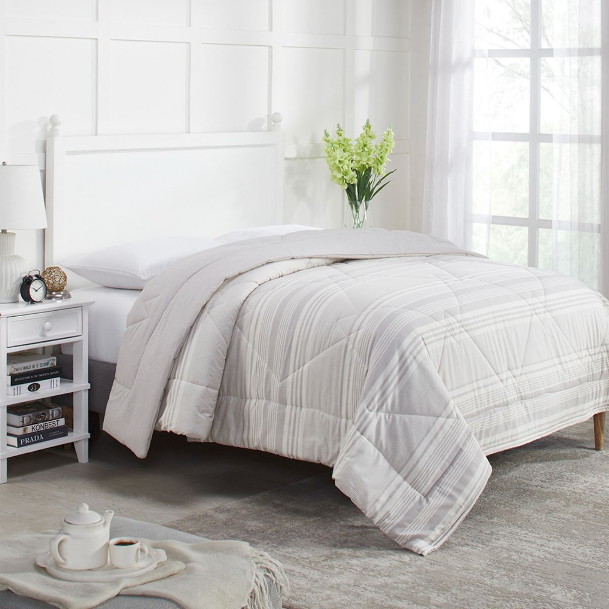 Trident King Size Comforter Blanket, 130 Thread Count, Polycotton Shell