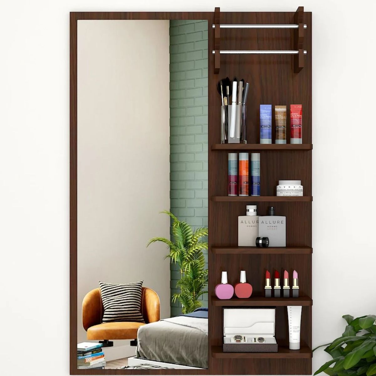 Design Decorative Wall Dressing Standing White Full Length Mirror for  Bedroom - China Make up Mirror, Mirror Glass | Made-in-China.com