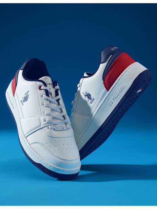 POLO Men Finn Off White Retro Court Sneakers