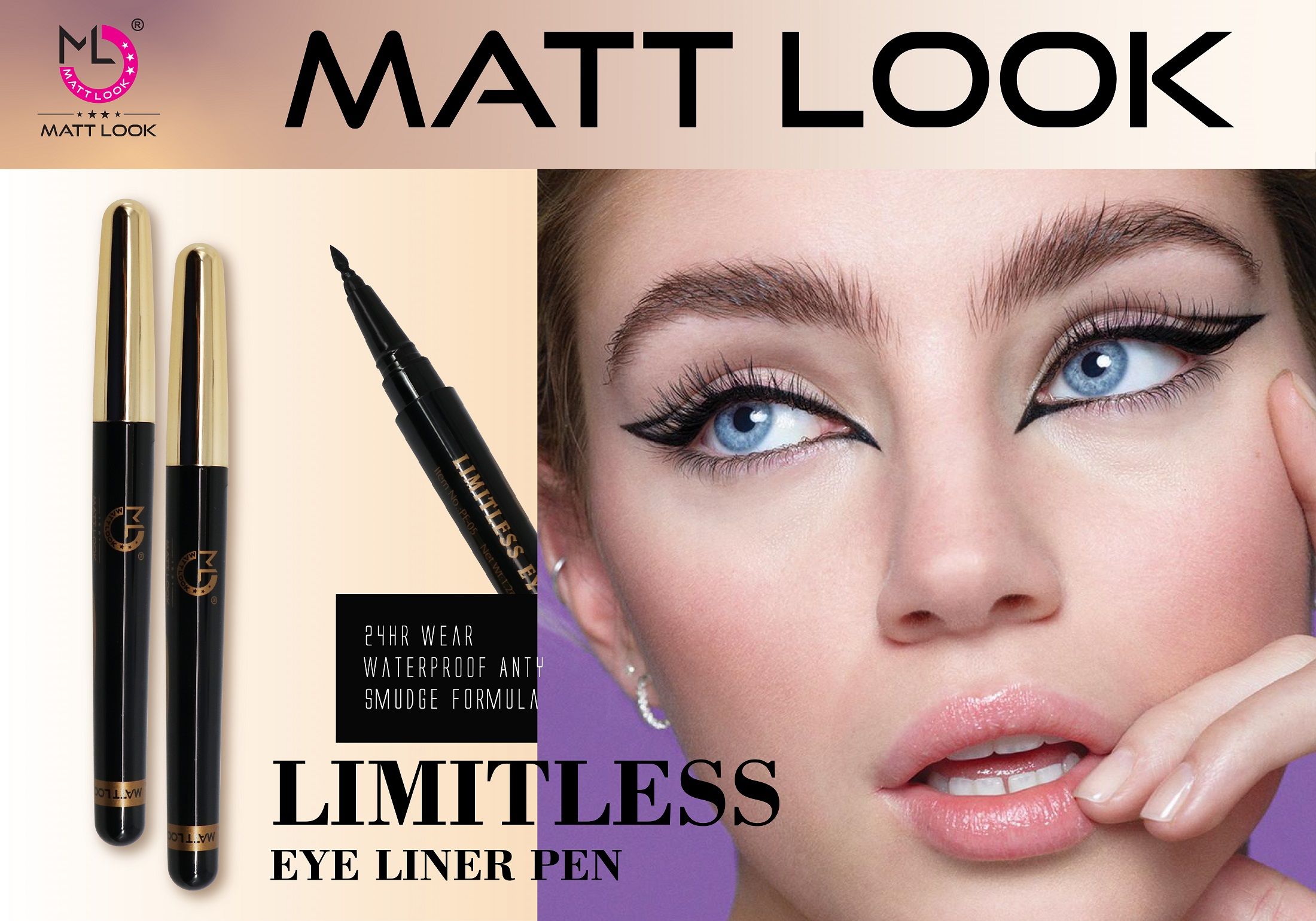 Matt look Limitless Eyeliner Pen 24Hr Waterproof & Smudgproof Buy Matt