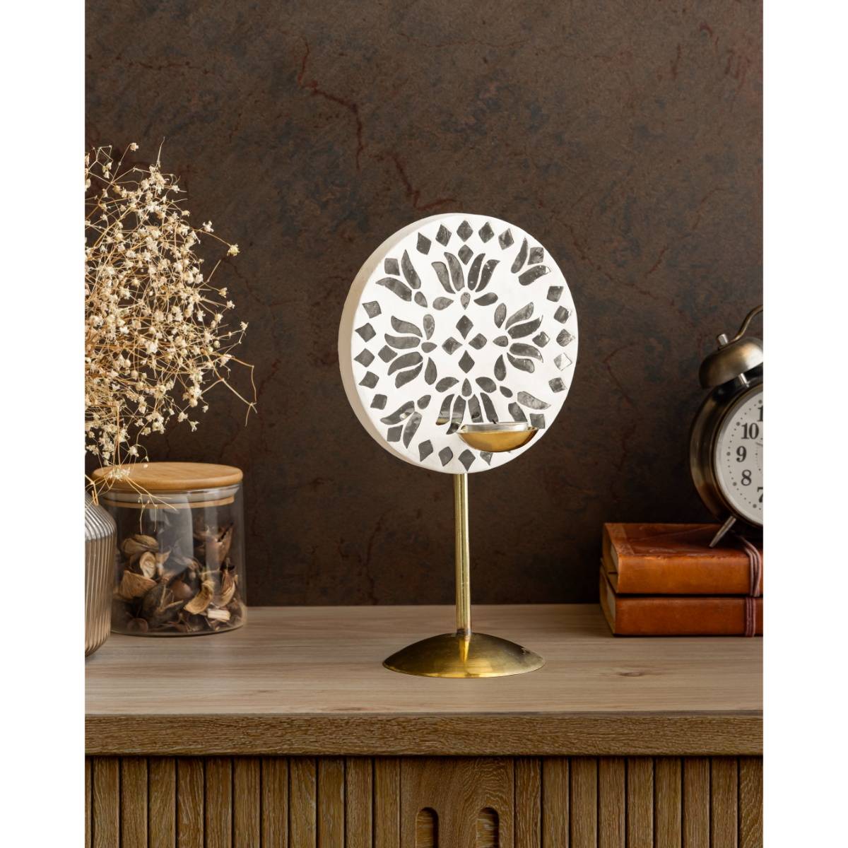 Studio Ekasth Jhalak Jharokha Candle Stand