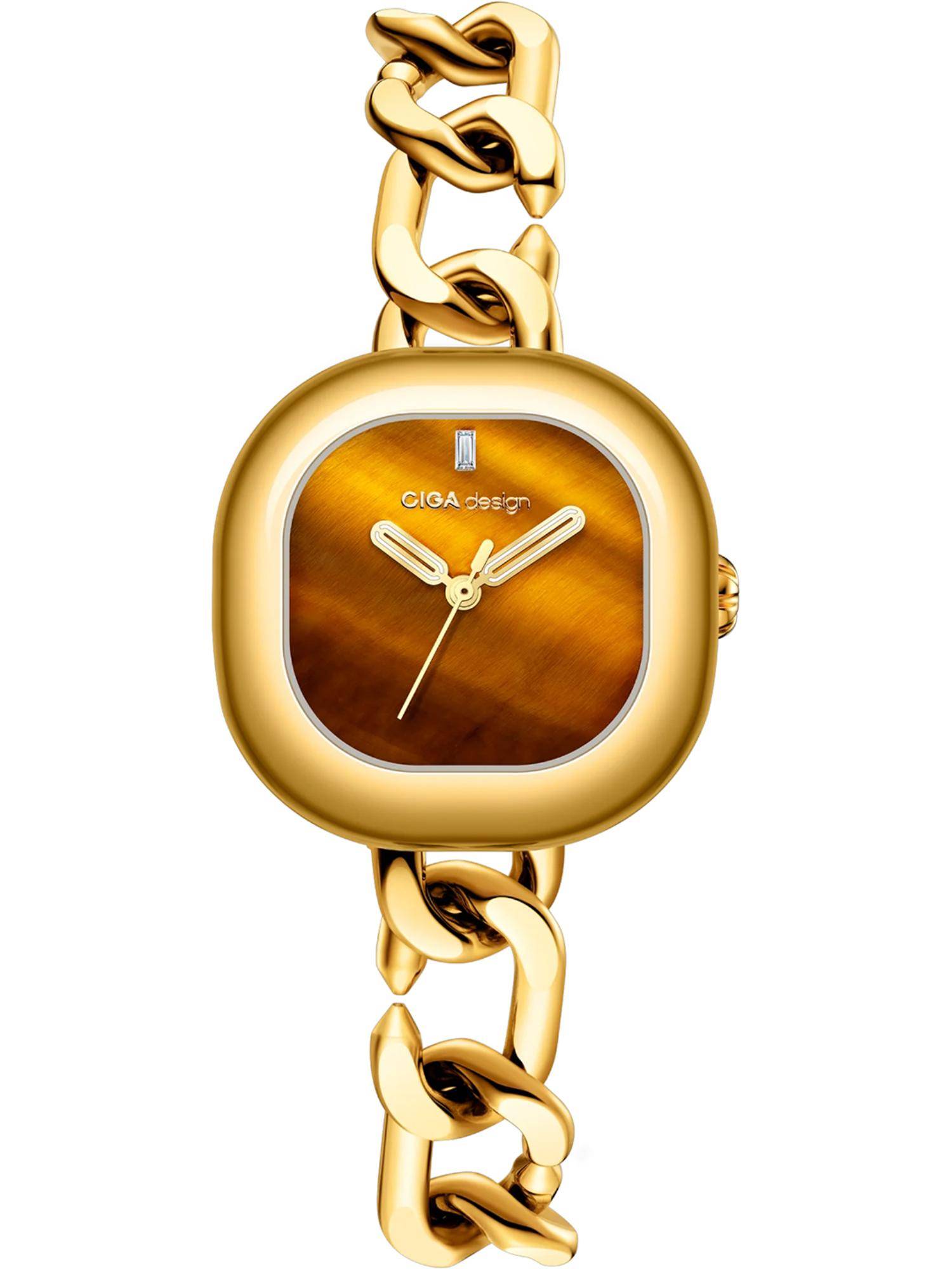 CIGA DESIGN Aglaia Quartz Womens Watch - D026-GOYE-3GO (M)