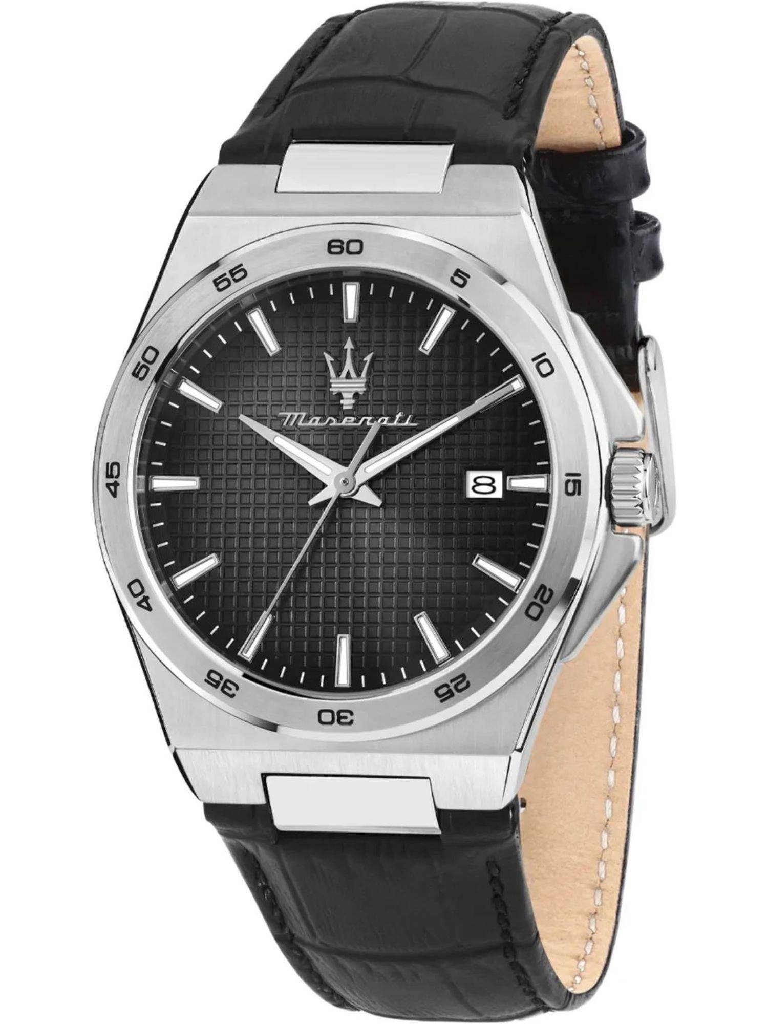 Maserati Black Classic Quartz Mens Watch - R8851153003 (M)