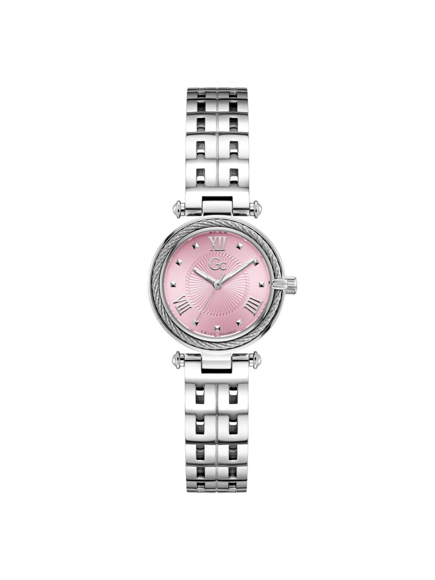 GC Round Pink Dial Analog Womens Watch - Z79005L3M (M)