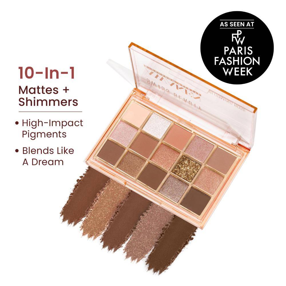 Swiss Beauty Awaken Eyeshadow Palette - 02 Brewed Morning (11g)