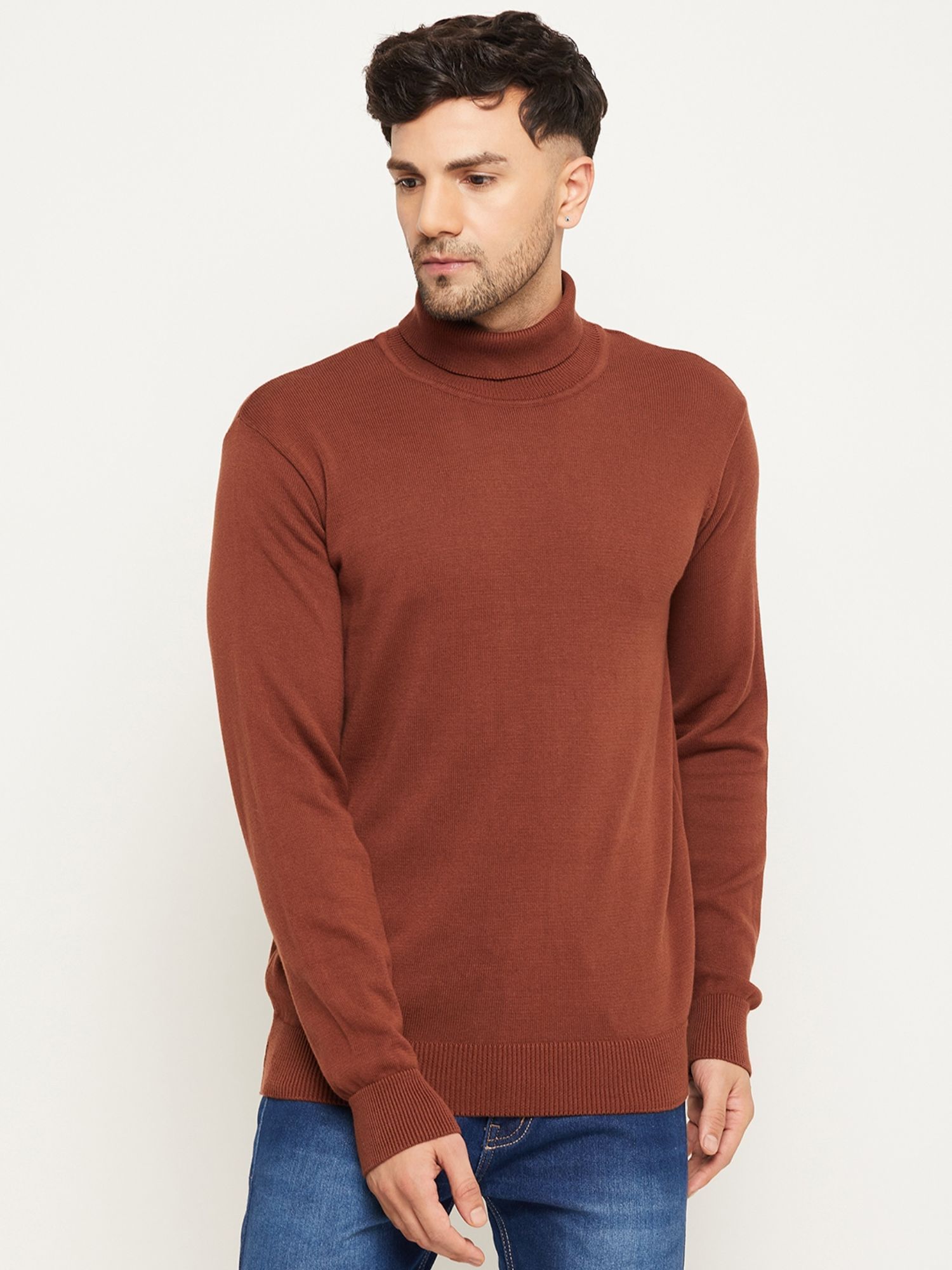 Club York Bitter Chocolate Turtle Neck Sweater