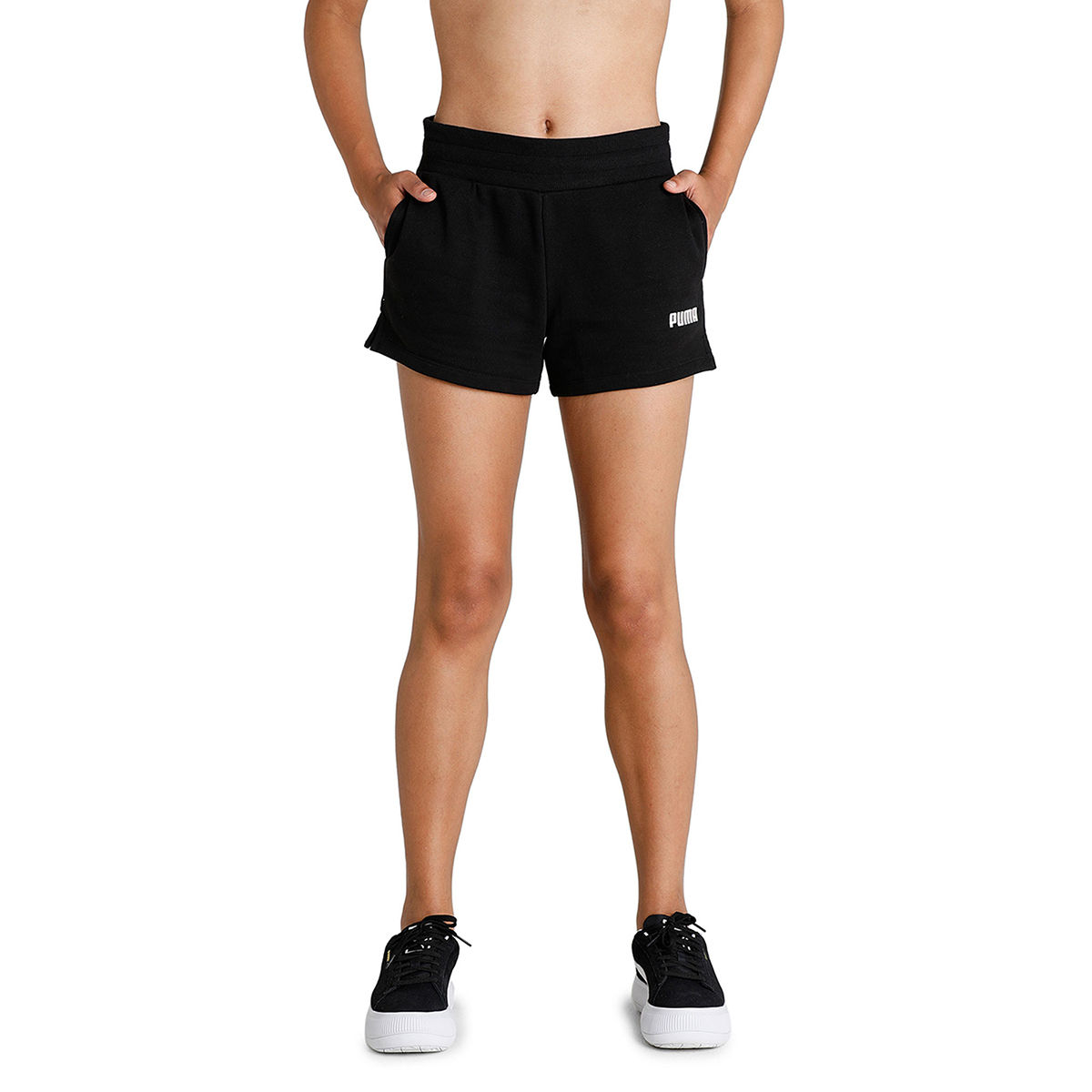 Puma Ess Sweat W Womens Black Casual 