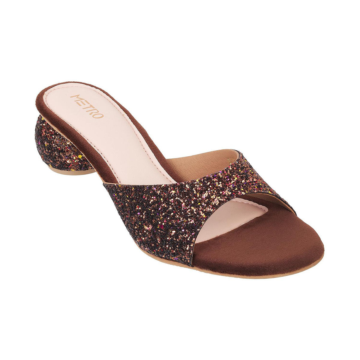 Buy Black Flat Sandals for Women by Metro Online | Ajio.com