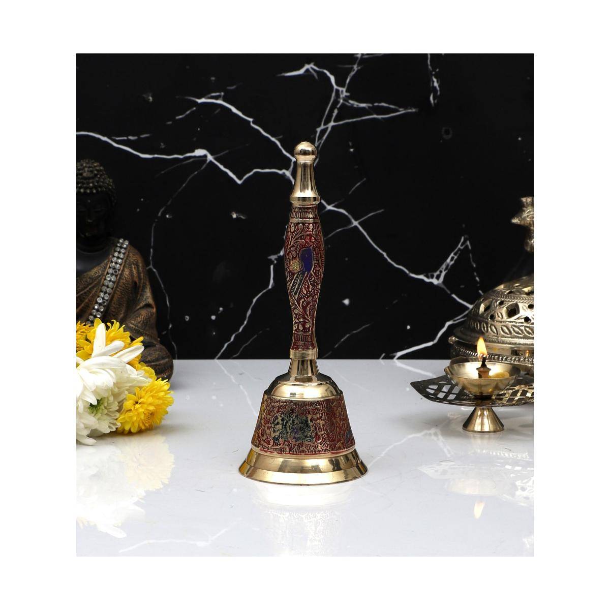 Amaya Decors Gold Brass Bell